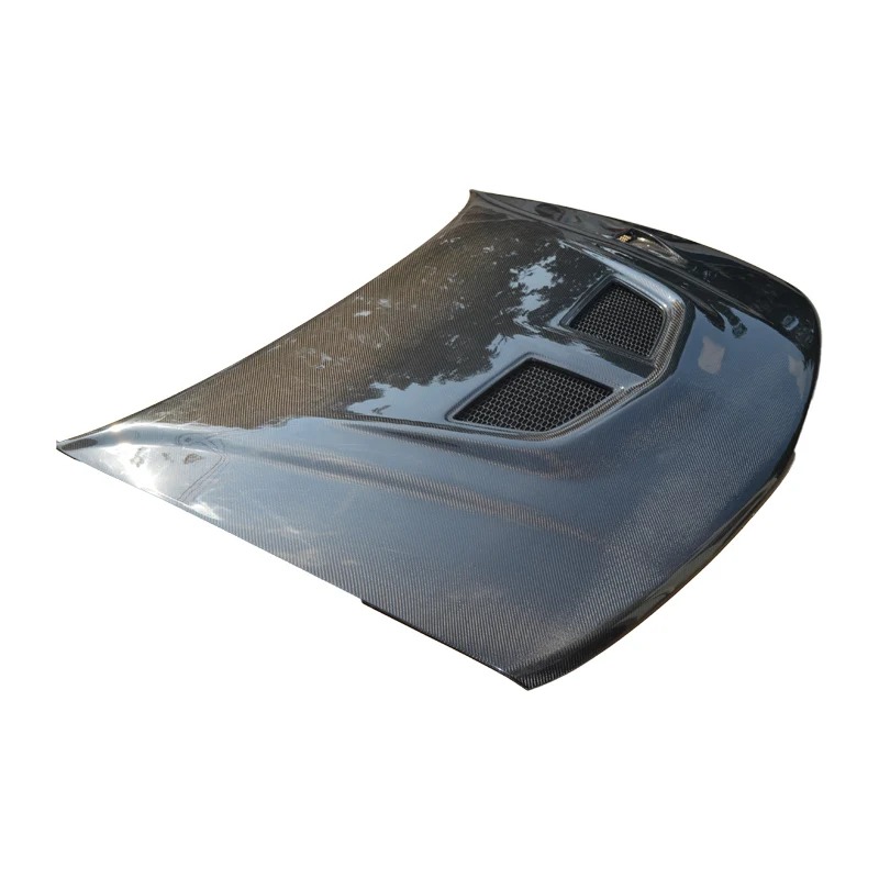 Lancer Evolution Evo 5 1998-2000 Carbon Fiber Hood Bonnet OEM Style Engine Cover with New Condition Clips Included